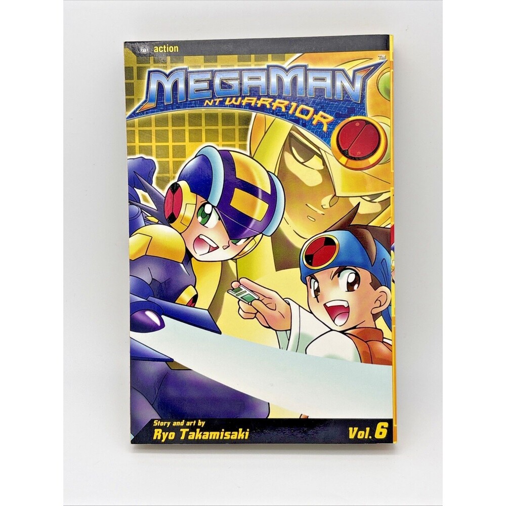 Mega Man NT Warrior Vol 6 Manga by Ryo Takamisaki 1st Print Edition